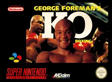 George Foreman's KO Boxing (Europe) box cover front